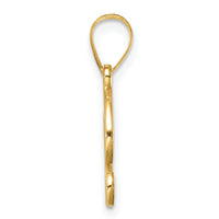 14K Script Letter I Initial Pendant-YC1540I