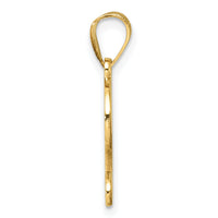 14K Script Letter L Initial Pendant-YC1540L