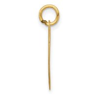 14k Polished Class of 2025 Heart Charm-YC1542-25