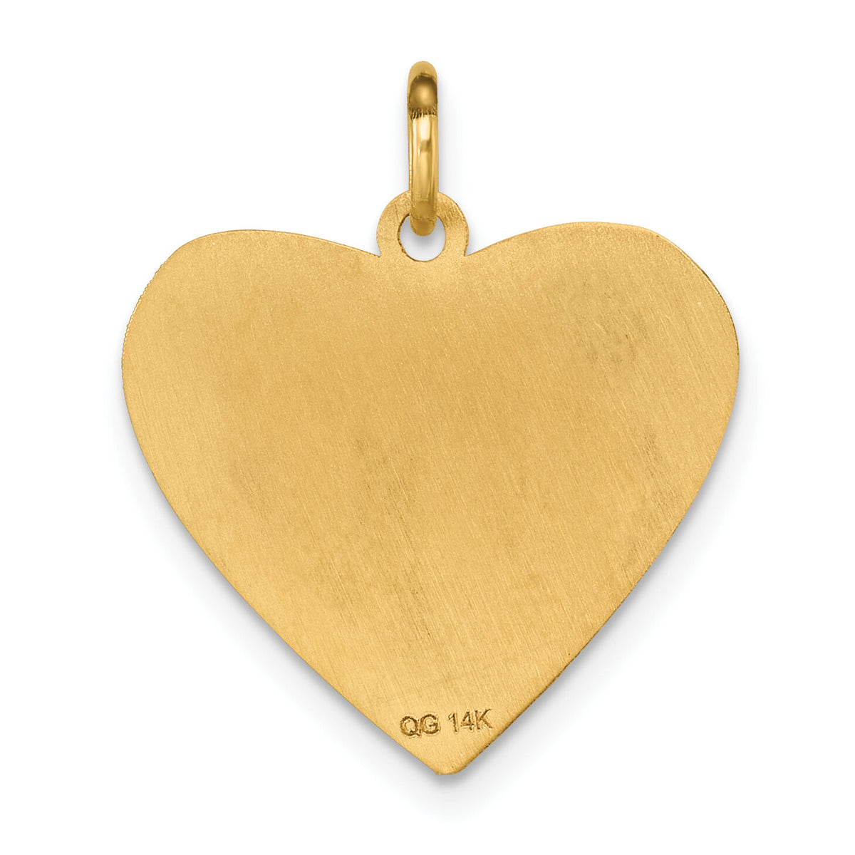 14k Polished Class of 2025 Heart Charm-YC1542-25