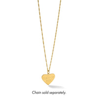 14k Polished Class of 2025 Heart Charm-YC1542-25