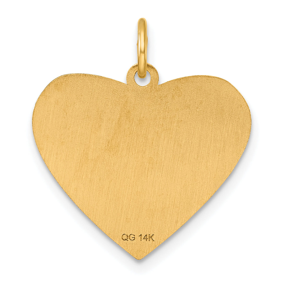 14k Polished Class of 2026 Heart Charm-YC1542-26