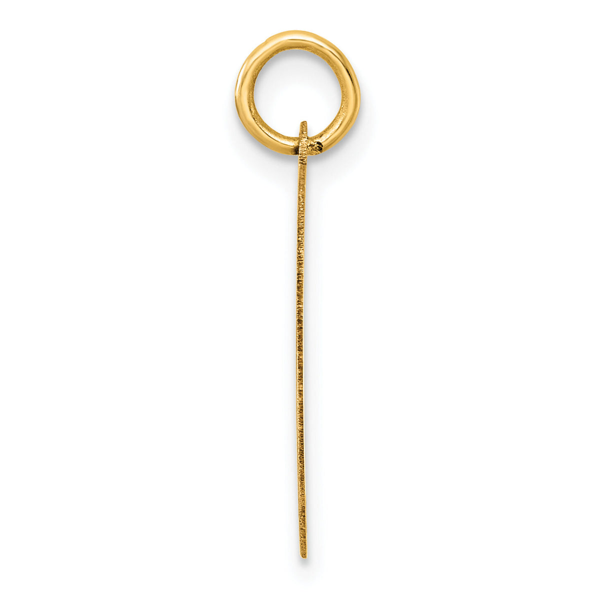 14K Polished CLASS OF 2026  Cut Out Heart Charm-YC1543-26