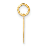 14k Polished Oval CLASS OF 2025 Charm-YC1544-25