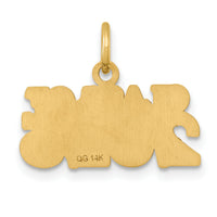 14k Polished CLASS OF 2025 Charm-YC1545-25