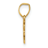 14K Graduation Cap and Diploma 2025 Charm-YC1549-25
