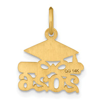 14K Graduation Cap and Diploma 2026 Charm-YC1551-26