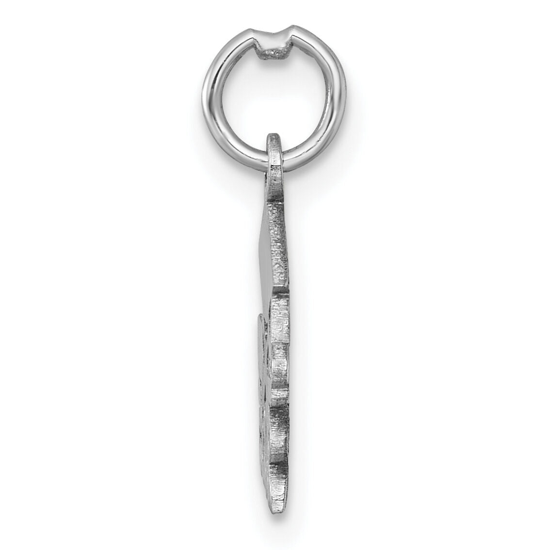 14K White Gold Graduation Cap and Diploma 2025 Charm-YC1551W-25