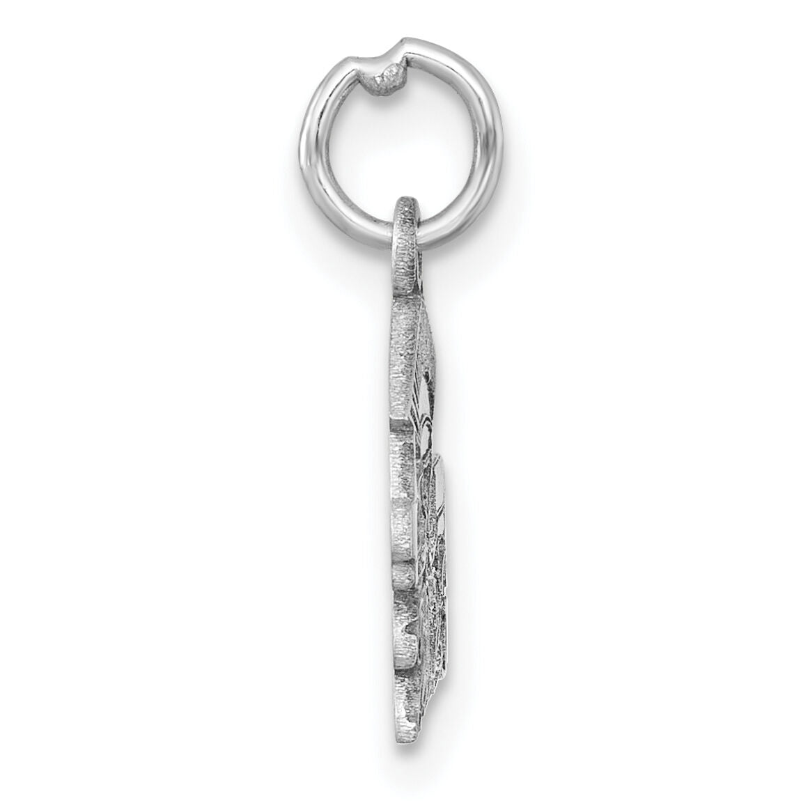 14K White Gold Graduation Cap and Diploma 2026 Charm-YC1551W-26