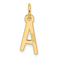 14k  Slanted Block Letter A Initial Charm-YC1552A