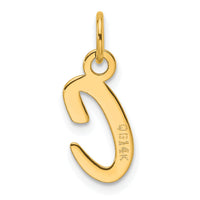 14k  Slanted Block Letter C Initial Charm-YC1552C