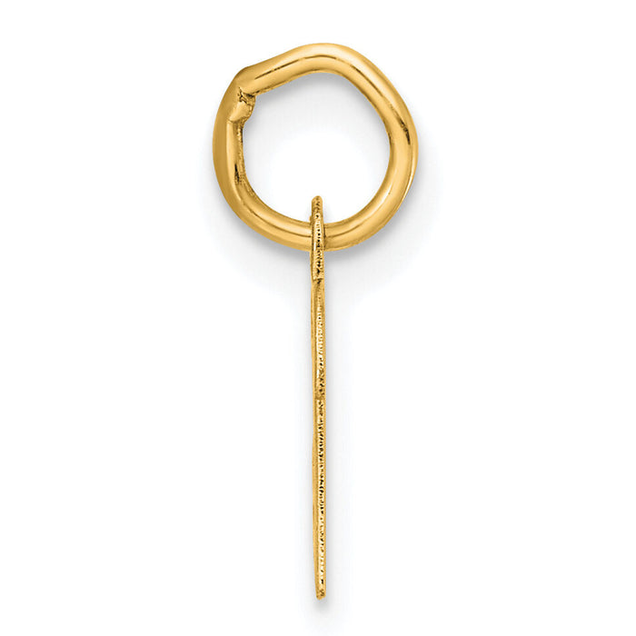 14K Small Script Letter B Initial Charm-YC1553B