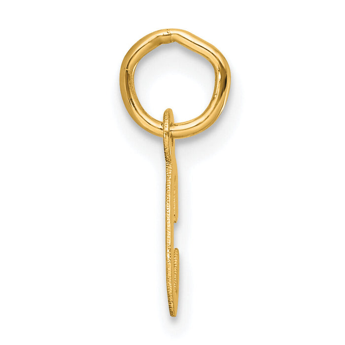 14K Small Script Letter C Initial Charm-YC1553C