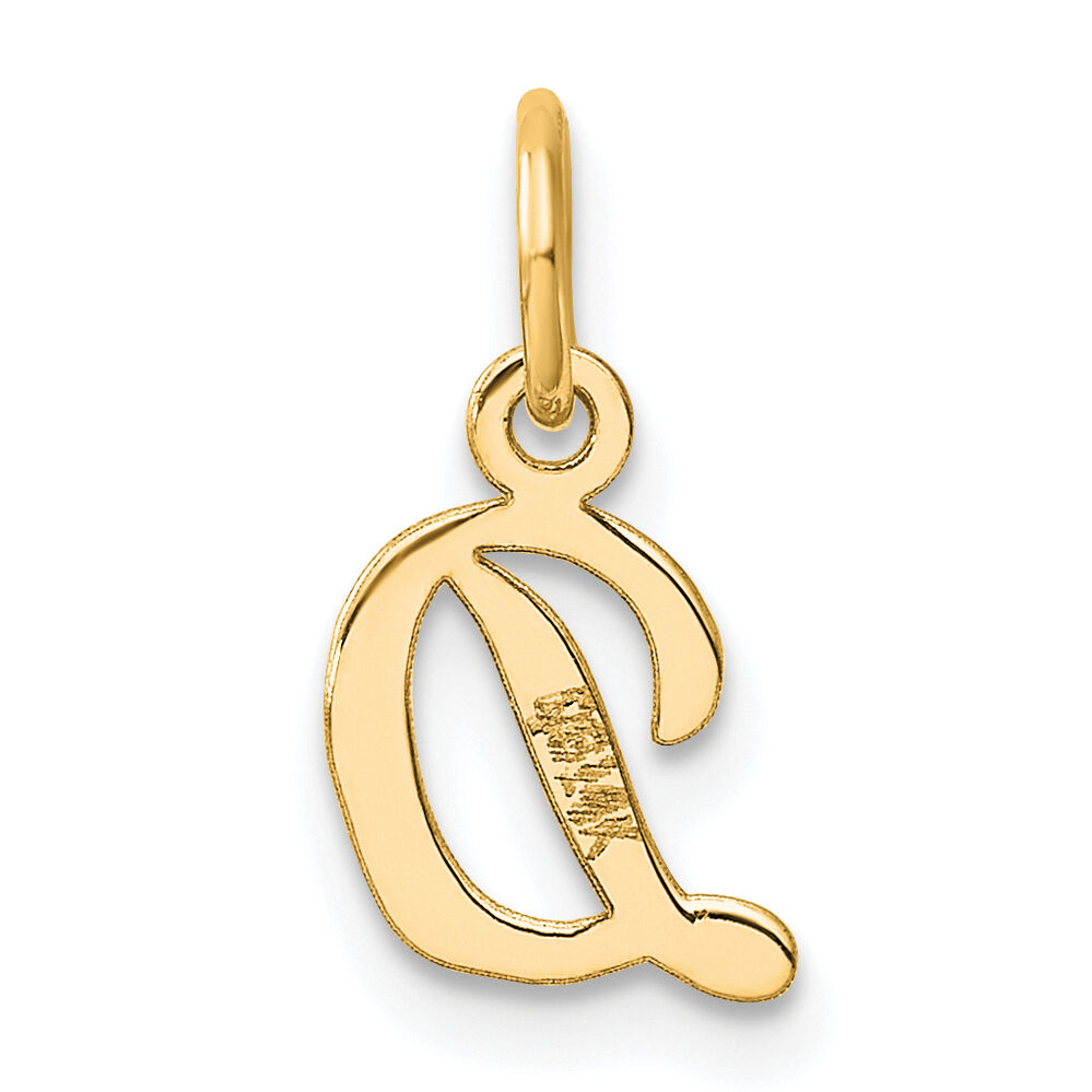 14K Small Script Letter D Initial Charm-YC1553D