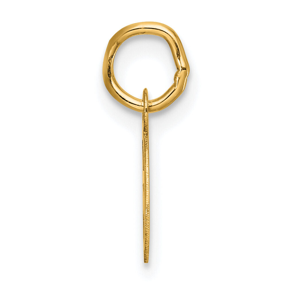 14K Small Script Letter G Initial Charm-YC1553G