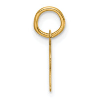 14K Small Script Letter I Initial Charm-YC1553I