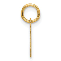 14K Small Script Letter J Initial Charm-YC1553J