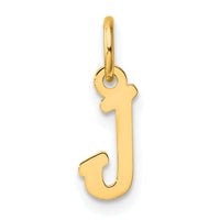 14K Small Script Letter J Initial Charm-YC1553J