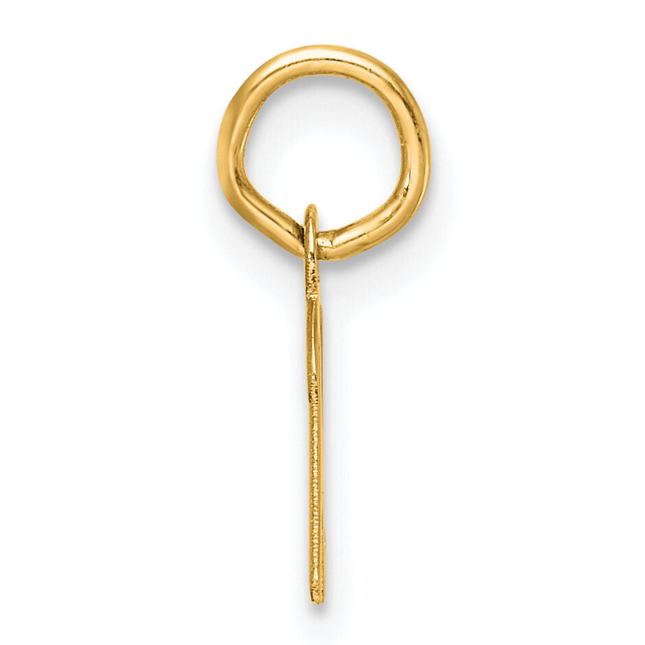 14K Small Script Letter K Initial Charm-YC1553K