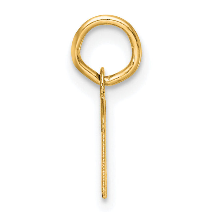 14K Small Script Letter K Initial Charm-YC1553K