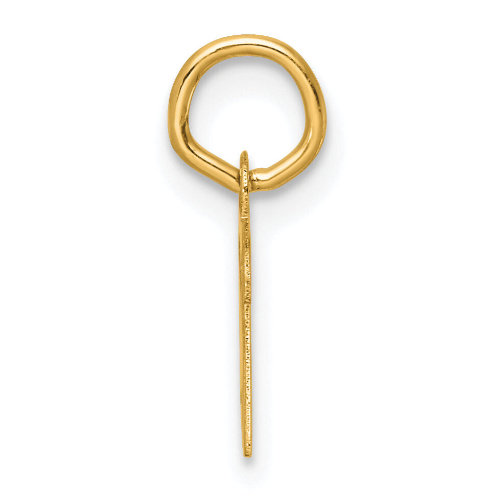 14K Small Script Letter R Initial Charm-YC1553R