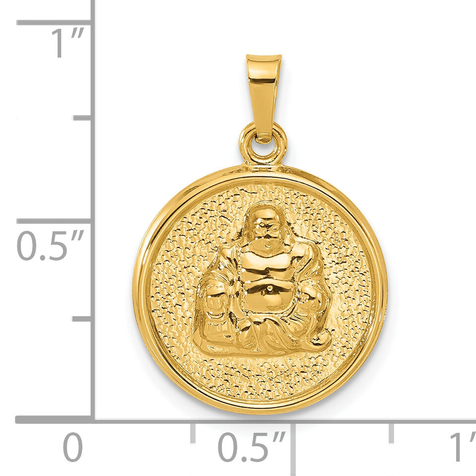 14K Hollow Buddha Charm-YC1575