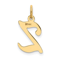 14KY Script Letter Z Initial Charm-YC248Z
