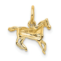 14k Polished Horse Charm-YC440