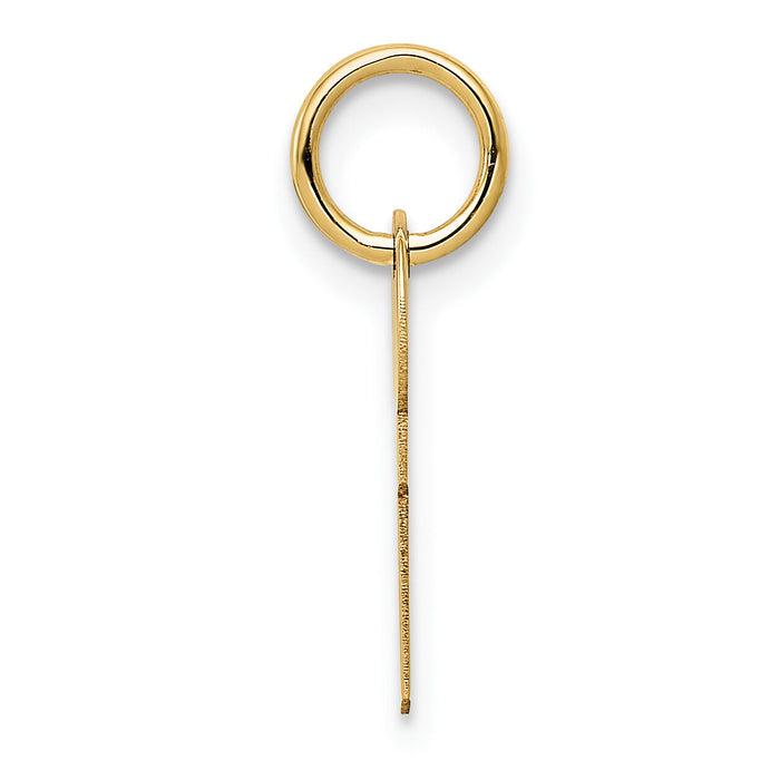14K Polished Key Charm-YC453