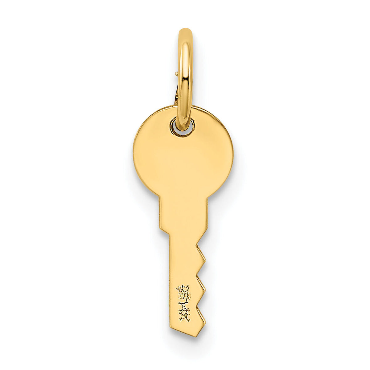 14K Polished Key Charm-YC453
