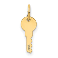 14K Polished Key Charm-YC453