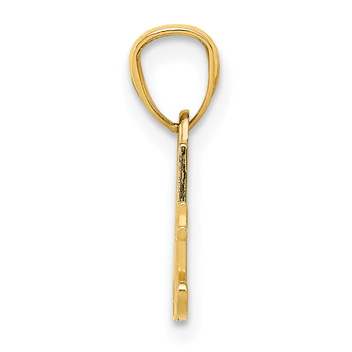 14k #1 AUNT Pendant-YC479