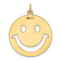14k Smiley Face Charm-YC491