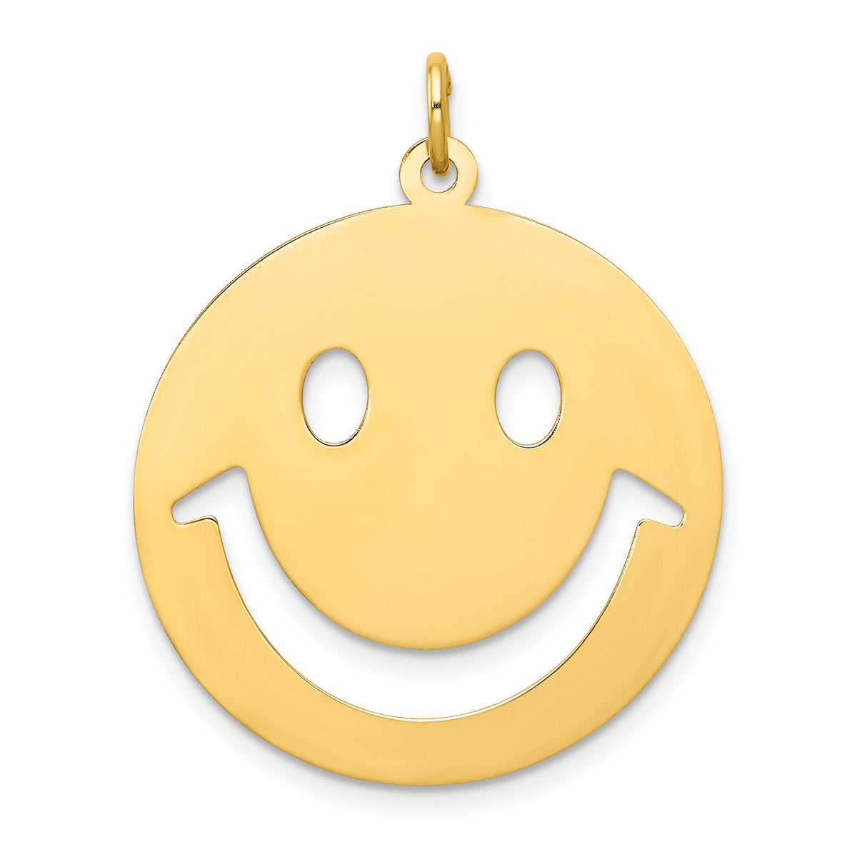 14k Smiley Face Charm-YC491