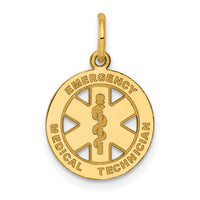14k Small EMT Medical Charm-YC506