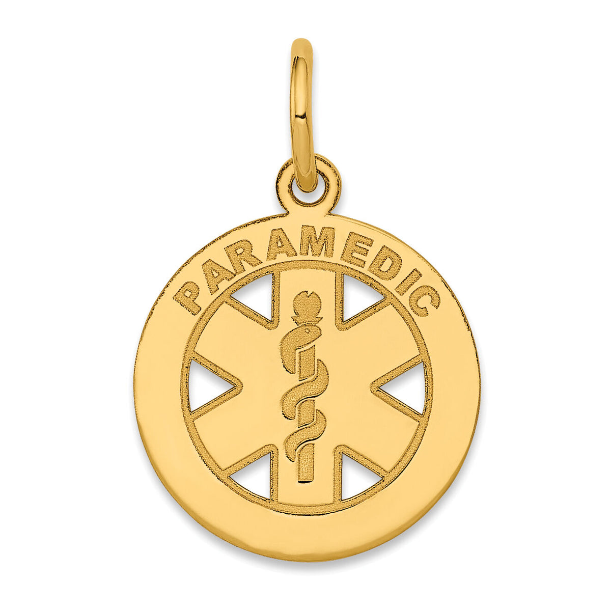 14k Small PARAMEDIC Medical Charm-YC515