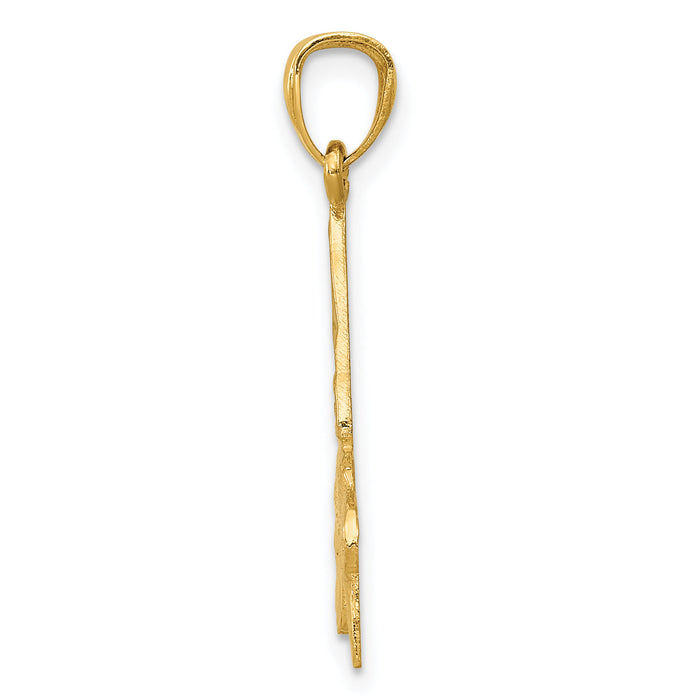 14k Hummingbird Pendant-YC597
