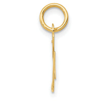 14K Small Fancy Script Letter G Initial Charm-YC650G
