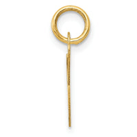 14K Small Fancy Script Letter L Initial Charm-YC650L