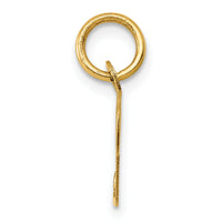 14K Small Fancy Script Letter P Initial Charm-YC650P