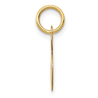 14K Small Fancy Script Letter S Initial Charm-YC650S