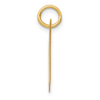 14K Medium Fancy Script Letter H Initial Charm-YC652H