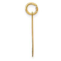 14K Medium Fancy Script Letter I Initial Charm-YC652I