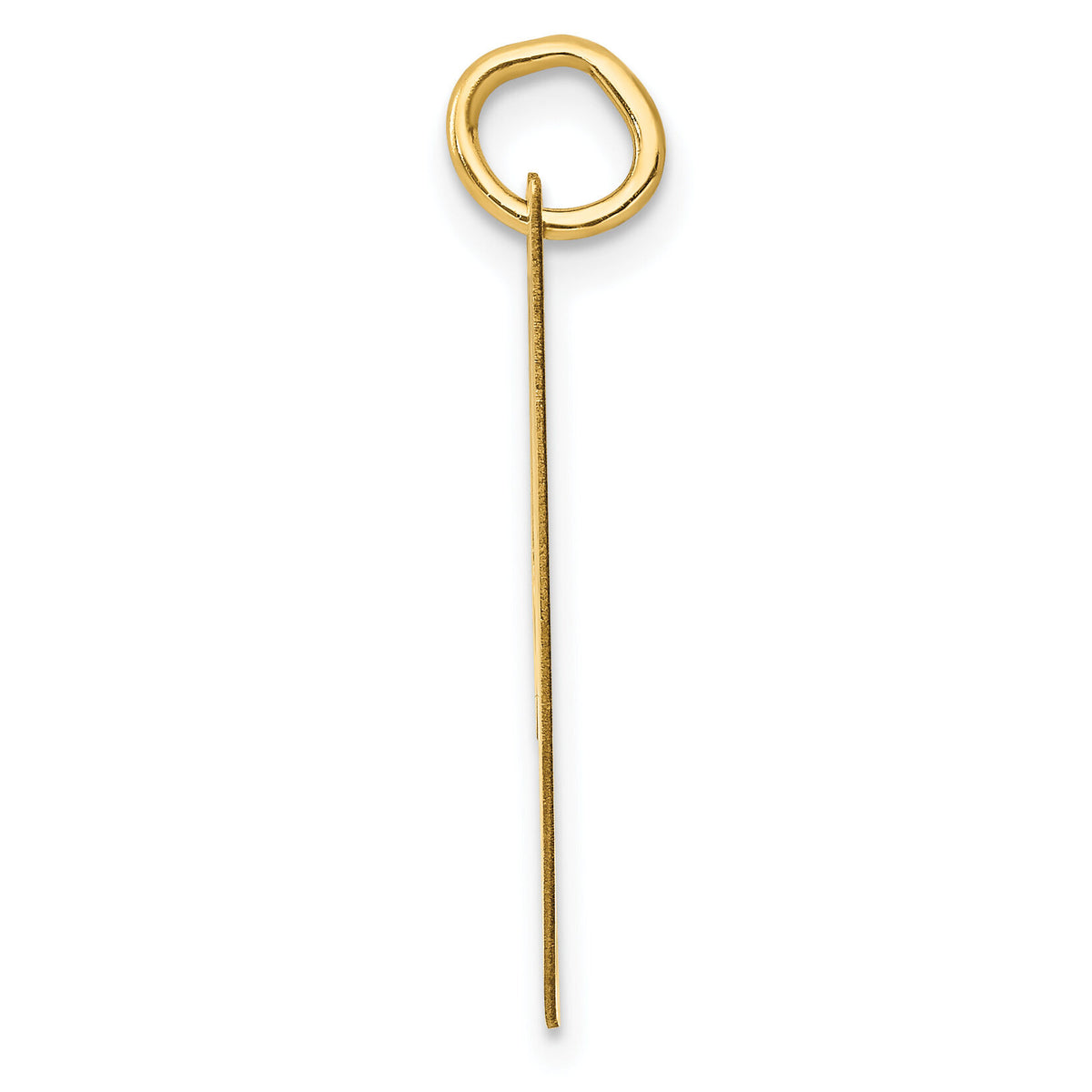 14k Large Fancy Script Letter I Initial Charm-YC654I