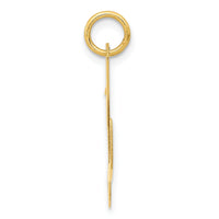 14k Large Fancy Script Letter L Initial Charm-YC654L