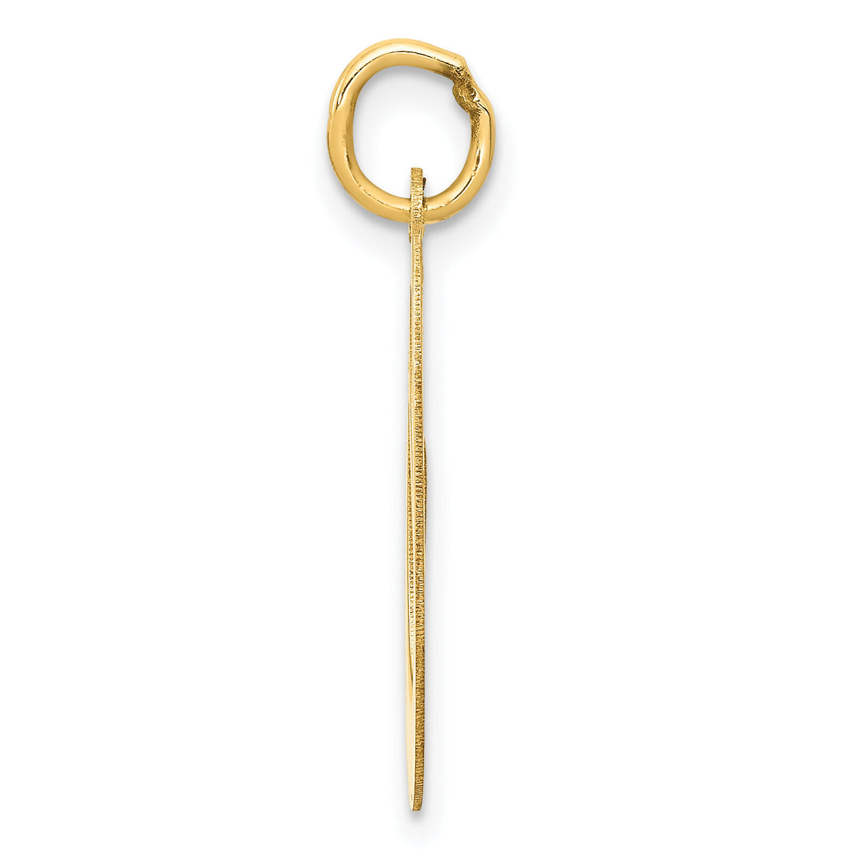 14k Large Fancy Script Letter O Initial Charm-YC654O