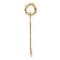 14k Large Fancy Script Letter P Initial Charm-YC654P