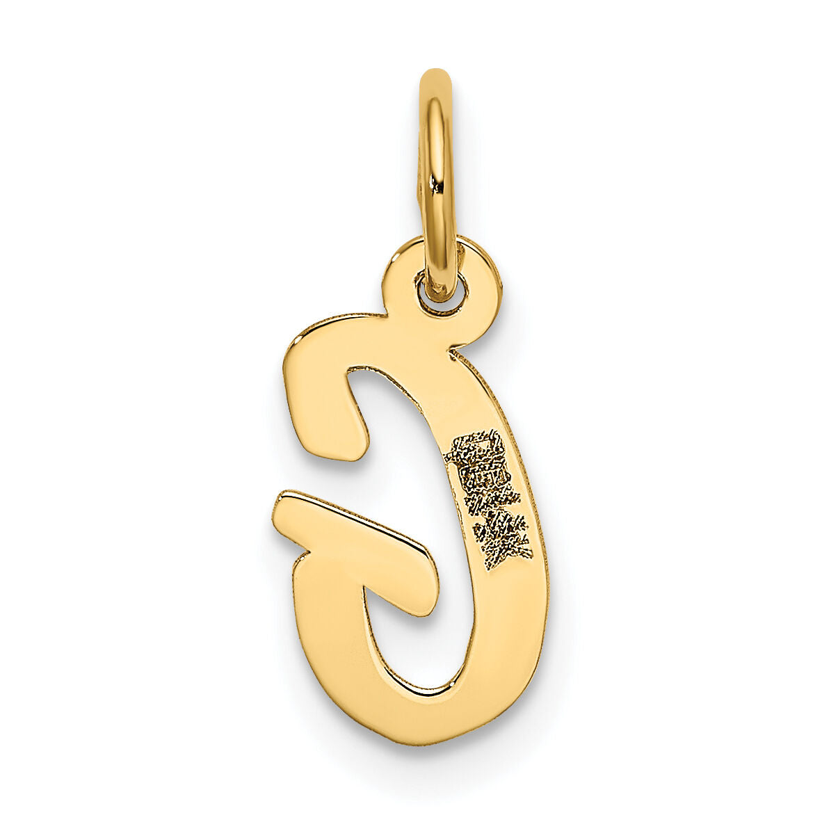 14k Small Script Letter G Initial Charm-YC658G