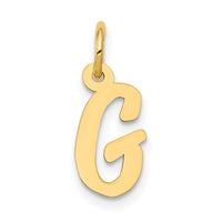 14k Small Script Letter G Initial Charm-YC658G