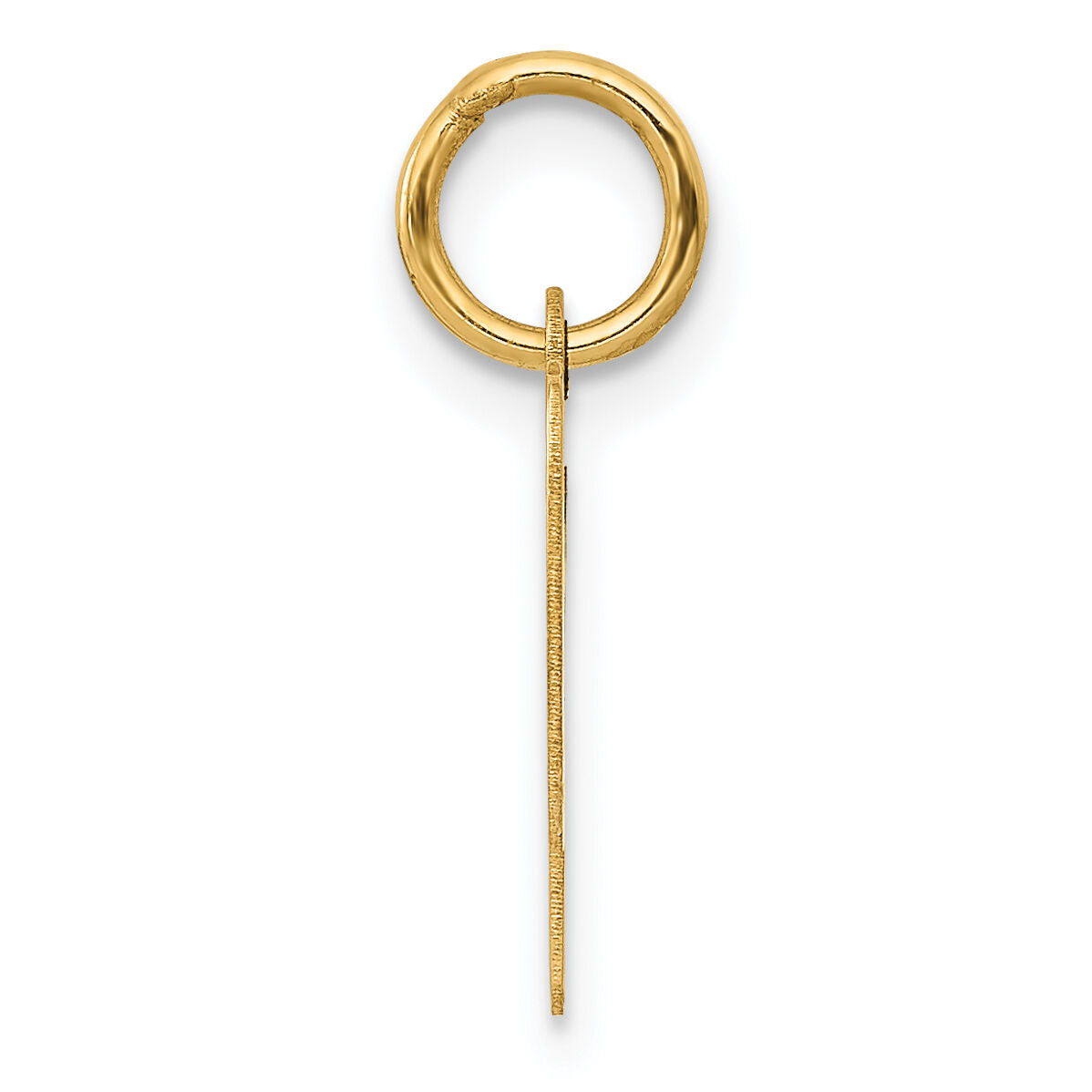 14k Small Script Letter P Initial Charm-YC658P